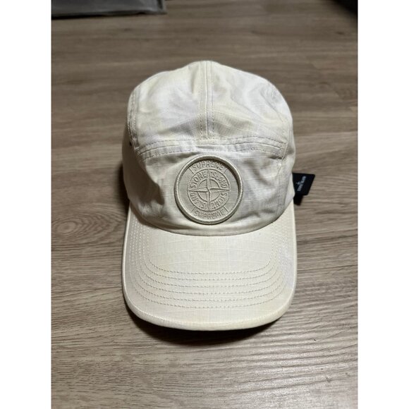 Supreme Stone Island Reactive Ice Camo Ripstop Camp Cap